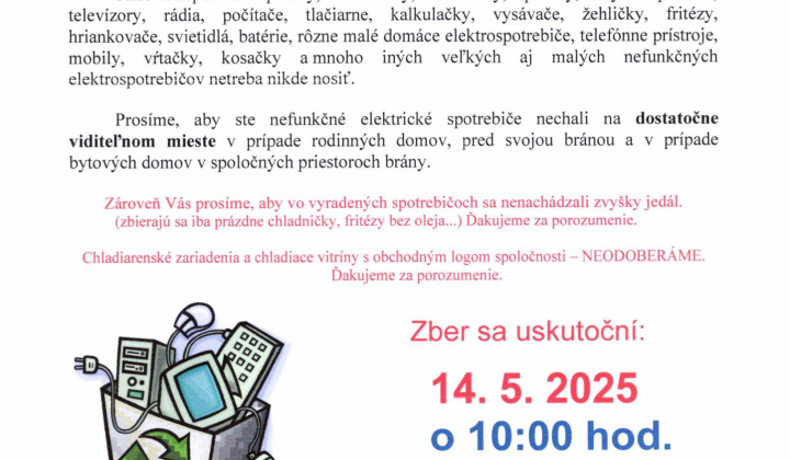 zber elektroodpadu