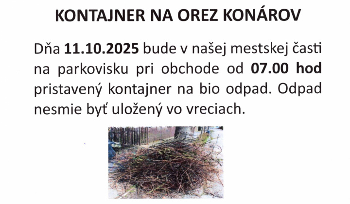 Kontajner na bio odpad