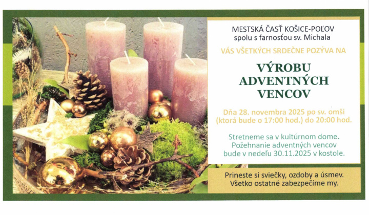 Výroba adventných vencov