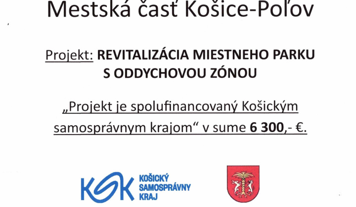 Revitalizácia miestneho parku s oddychovou zónou